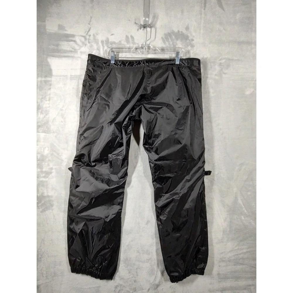 Joe Rocket Mens Black Motorcycle Overpants Size Large Wind Resistant Riding Gear